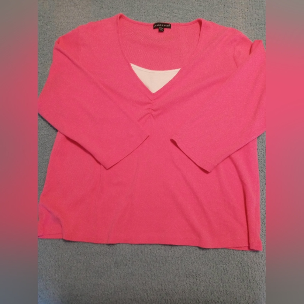 Carolyn Taylor XL pink top